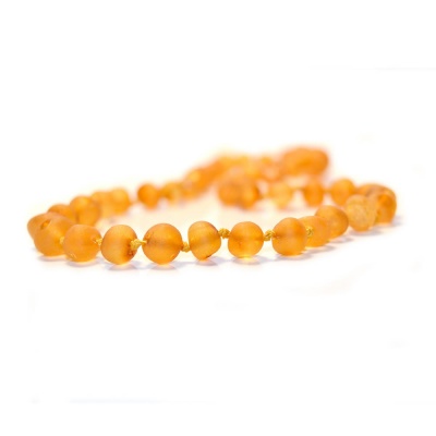 Unpolished Baroque Amber Necklace